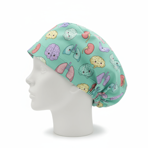 Uniformes Médicos Unisex Personalizados, Gorros de Enfermera de Algodón con Botón, Gorros de Veterinario para Dentistas y Enfermeras, Gorros de Uniforme de Hospital - Product Image 3