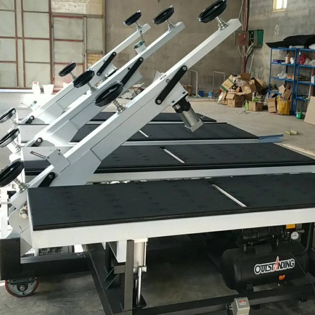 One-button Automatic Glass Loading Machine for Glass Picking and air Floating