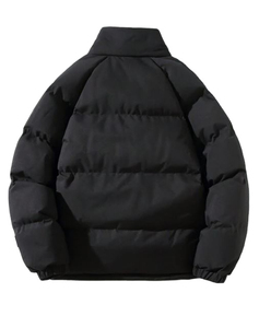 Meilleures ventes, veste matelassée d'hiver à fermeture éclair pour hommes, vestes pour hommes en nylon et polyester avec décoration en fourrure Service OEM - Product Image 3