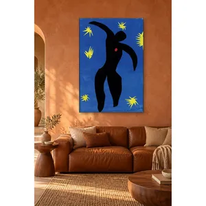 Fida Henri Matisse Icarus sur fond bleu, impression sur toile - Product Image 4