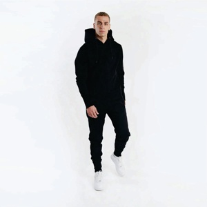 Custom High Quality <b>Black</b> Fleece Oversized <b>Hoodie</b> Heavyweight <b>Plain</b> Streetwear Mens Blank Oversized <b>Hoodie</b> - Product Image 2