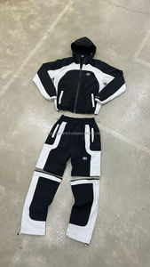 Conjunto Deportivo Casual para Hombre, Diseño 2026, Resistente al Viento, Secado Rápido, Chaqueta Cortavientos, Pantalón Deportivo, Estampado con Efecto Ácido - Product Image 3