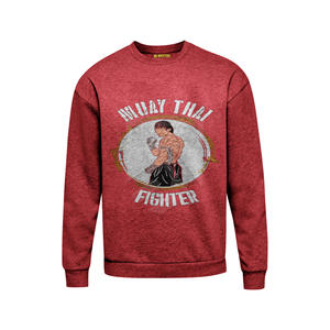 เสื้อสเวตเชิ้ตผู้ชายลำลอง ผ้าฝ้าย/โพลีเอสเตอร์ สไตล์สตรีท ปักโลโก้พองแบบกำหนดเอง พิมพ์ลายดิจิทัล - Product Image 1