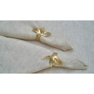 Vente chaude Unique Or Ronds De Serviette Ensemble De 4 Ronds De Serviette En Métal De Haute Qualité Porte-Serviettes Pour Les Dîners & Décor À La Maison - Product Image 2