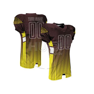 Conjunto de Uniforme de Fútbol Americano Personalizado de Alta Calidad, Manga Corta, Transpirable, de Secado Rápido, 100% Poliéster, Tallas Grandes - Product Image 2