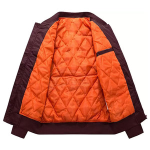 Chaqueta Bomber Transpirable para Hombre, Marca Privada, con Cierre Frontal de Lona, para Uso en Exteriores, Chaquetas de Invierno Cómodas de Alta Calidad al Mejor Precio - Product Image 2