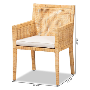 Best choice <b>rattan</b> <b>armchairs</b> Natural Home Furniture Dining Chair Versatile Use <b>outdoor</b> - Product Image 2