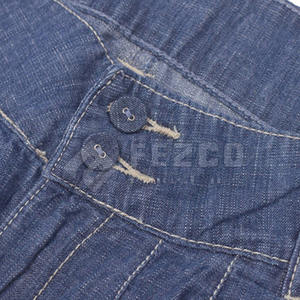 Shorts d'entraînement décontractés pour hommes personnalisés de haute qualité 100% coton avec taille élastique motif solide taux de gros hommes Jeans Shorts - Product Image 2