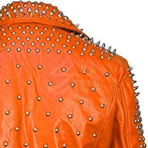 Chaqueta de invierno transpirable ligera Chaqueta de tachuelas de cuero de nuevo estilo hecho a medida para hombres Hecho en Pakistán - Product Image 6