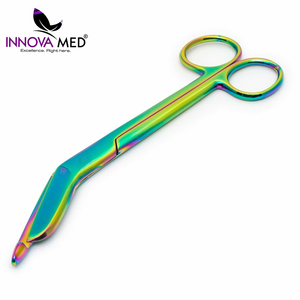 Tijeras Quirúrgicas de Acero Inoxidable para Vendajes, Multicolor, con Impresión de Logotipo Personalizado, Certificación CE Clase II, Instrumento Manual - Product Image 6