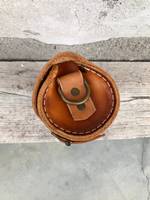 Sac cylindrique en cuir véritable pour femme, nouveau style coréen, sac à bandoulière léger avec fermeture éclair, sac à main en cuir tanné végétal