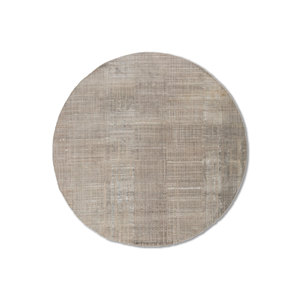 Tapis Kavi en laine et soie de bambou noué à la main, couleur unie, pour usage domestique (Srb(701(Fr)) - Product Image 1