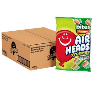 Paquete Variado de Barras de Caramelo Air Heads, 32.17 Onzas, Envueltas Individualmente, Surtido de Sabores Frutales, Ácidos, de Menta y Frutales - Product Image 1