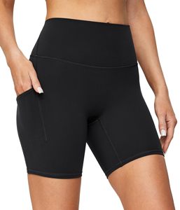 Cintura alta Acabado de secado rápido Adecuado para entrenamientos ligeros Mujeres Salón para entrenar Pantalones cortos de fitness Tela de punto suave - Product Image 5