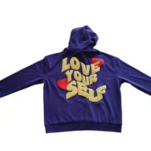 Sudadera con capucha unisex Premium Sudadera con gráfico de talla grande con logotipo de impresión de soplo 3D personalizado y cuello con capucha para el invierno - Product Image 6