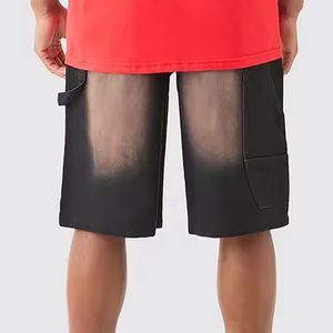 Short de lavage à l'acide pour hommes de haute qualité style parfait respirant séchage rapide multi-poches meilleur design short de meilleure qualité pour hommes - Product Image 3