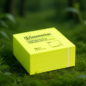 Bloc-notes SOENNECKEN Jaune Néon 75x75mm 400 feuilles - Product Image 3