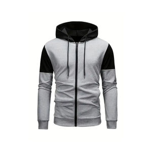 Sudadera con capucha deportiva ligera de 100% algodón para hombre, sudadera deportiva transpirable para invierno - Product Image 1
