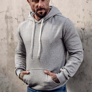 Sudadera térmica polar con capucha negra azabache para hombre - Product Image 5