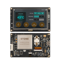 STONE Module d'affichage HMI 4.3 pouces Module LCD TFT 480*272 avec écran tactile TTL UART écran tactile