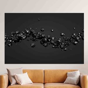 Elegancia Moderna: Arte Impreso en Lienzo con Esferas Geométricas, Lienzo Enrollado - Product Image 1