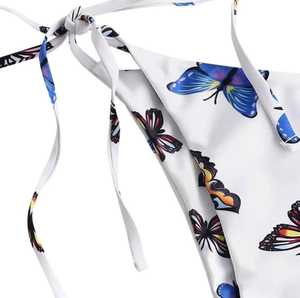 เซ็ตบิกินี่เอวสูงเซ็กซี่ทรงปกติพอดีตัวสำหรับผู้หญิงชุดว่ายน้ำสองชิ้นแบบปรับแต่งระบายอากาศได้ตามต้องการ - Product Image 4