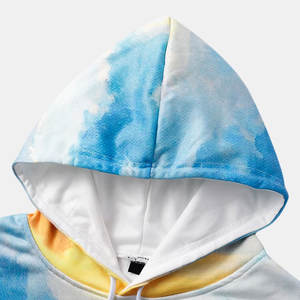 Sudadera con Capucha Sublimada para Hombre, de Poliéster, Suave y Ligera, Transpirable y Absorbente de Humedad, Personalización OEM/ODM Disponible - Product Image 3