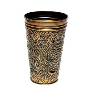 Jardinières de jardin extérieures de finition antique Jardinière de forme ronde de conception classique pour le sol ou l'utilisation suspendue en gros - Product Image 1