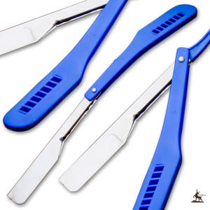 Maquinilla de afeitar recta de acero inoxidable de hoja única compatible con OEM personalizada para afeitado facial y corporal - Product Image 1