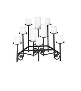 Bougeoir en cristal, décoration de la maison, autre support de bougie brillant, pour l'intérieur et l'extérieur - Product Image 1