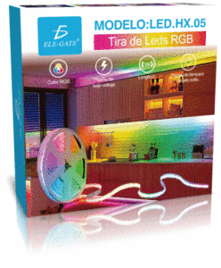 ไฟแถบ LED RGB 5050 แผงแผ่นยืดหยุ่นเปลี่ยนสีได้สำหรับตกแต่ง ความยาว 5 เมตร - Product Image 1