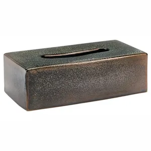 Boîte à mouchoirs en métal de style vintage nouveau porte-serviettes Design pour cuisine table à manger porte-serviettes de mariage décoratif. - Product Image 6