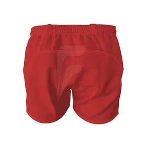 Vêtements de sport, short de rugby uni sportif 100% polyester, séchage rapide, taille élastique, qualité supérieure pour adulte - Product Image 5