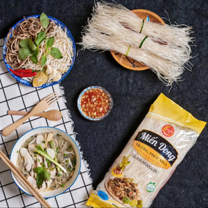 Fideos Vermicelli Secos de Fábrica, Importación/Exportación, 85% Almidón de Tapioca, 15% Agua Limpia, Venta al por Mayor, Grado Superior, 400gr, Bolsa de Fideos de Arroz Secos - Product Image 1