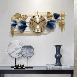 Reloj de pared de latón de lujo, diseño decorativo moderno para sala de estar, elegante reloj de arte de pared pulido, seguro para el agua, decoración Premium para el hogar - Product Image 4