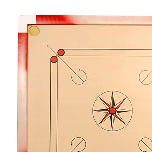 คณะกรรมการ Carrom สั่งทําพิเศษส่งเสริมการขายสีที่แตกต่างกัน / ผู้ผลิตโรงงานโดยตรงกระดาน Carrom ราคาต่ําพร้อมเหรียญ - Product Image 3