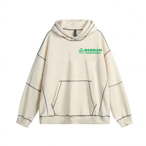 เสื้อฮู้ดดี้ผ้าฟลีซคอตตอน 100% ทรงปกติ แบบยูนิเซ็กซ์ พิมพ์ลายตามสั่ง ดีไซน์ใหม่ ขายส่ง เหมาะสำหรับฤดูหนาว เนื้อผ้าหนาเย็บตะเข็บอย่างดี - Product Image 2