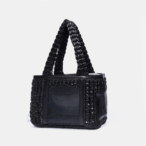 Portadores de mascotas portátiles y ajustables de lujo, mochila de transporte de animales <span class=keywords><strong>para</strong></span> <span class=keywords><strong>perros</strong></span> y gatos con arnés de malla transpirable, transportador de gatos - Product Image 1
