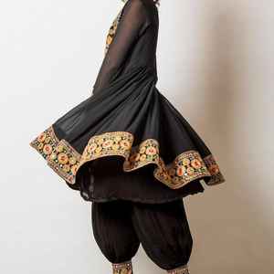 Robe afghane Kuchi-Robe tribale Banjara-Robe indienne Gypsy Vintage Coins - Product Image 2