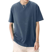 Camisetas de Hombre 100% Algodón de Alta Calidad al por Mayor, Lisas para Sublimación, Ropa a Granel, Impresión Personalizada, Tallas Grandes, Diseño de Letras