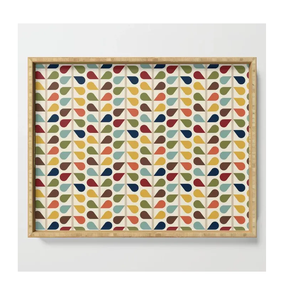 100% Plateau de service imprimé de meilleure qualité Look de luxe Accessoire de vaisselle de forme rectangulaire de taille différente au coût le plus bas - Product Image 4