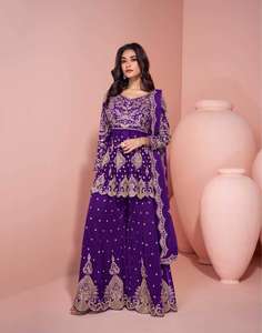 ปากีสถานซาลวาร์คาเมซแฟชั่นล่าสุดขายดีในขนาดต่างๆจากอินเดีย - Product Image 1