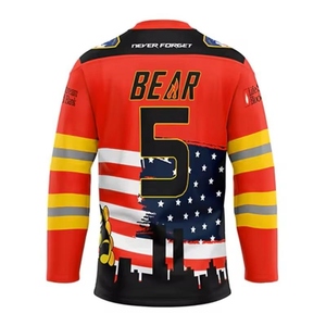 Maillot et kits de hockey sur glace personnalisés Commandes en gros disponibles maillot de hockey uniforme de hockey sur glace nouveau maillot tendance SI-IHJ-02 - Product Image 4