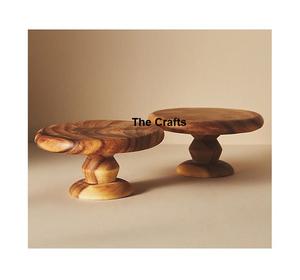Premium Quality Wooden <b>Cake</b> <b>Stand</b> Customized Size And Shape <b>Cake</b> Dessert Serving <b>Stand</b> At Bestest Price - Product Image 6