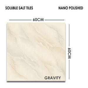 Carreaux de porcelaine polis 600*600mm Nano Poli Soluble Salt Carreaux de sol Brillant Salon Carreau de porcelaine - Product Image 3