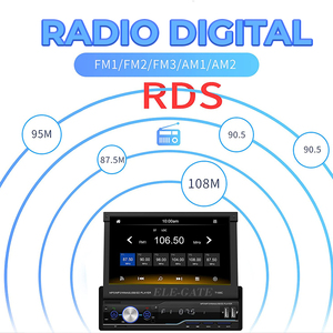 Autoradio 1DIN con Schermo Touch HD Retrattile da 7 Pollici per MirrorLink GPS Supporto Multilingue - Product Image 5