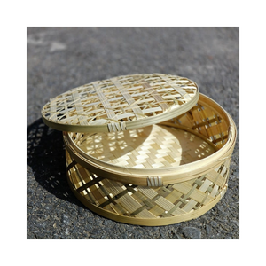 Panier de produit écologique Panier cadeau en bambou de haute qualité pour les cadeaux d'affaires et la décoration de vacances à bon prix - Product Image 4