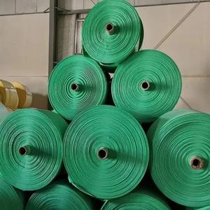 Rollo de tela tejida de PP verde de alta calidad, rentable, embalaje a granel, cubierta de suelo y Material de protección del sitio de construcción - Product Image 6