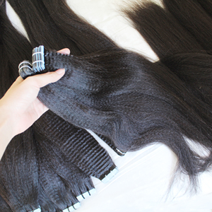 Extensions de cheveux humains bruts brésiliens doublement étirés Pas cher Kinky Straight Bundles Cuticle Aligned Loose Deep Wave Italian Curl - Product Image 6