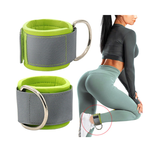 Bracelets de poignet rembourrés en néoprène OEM avec anneau en D, équipement de musculation haute résistance pour les exercices de fitness - Product Image 2